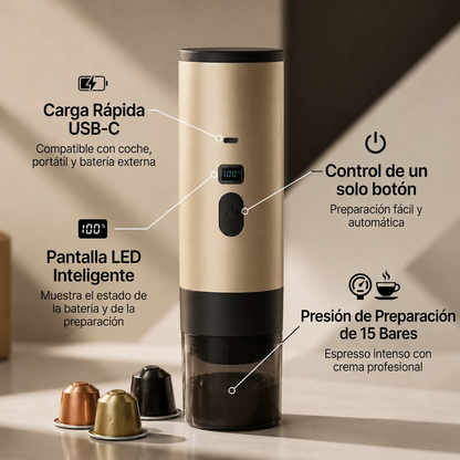 Cafetera Portátil Eléctrica